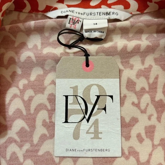 NWT - Diane Von Furstenberg ‘New Jeanne’ Long Sleeve Wrap Dress - Picture 6 of 11